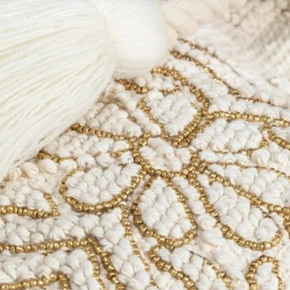 New! Boho Handwoven Bucket Shoulder Bag - Picture 3 of 11